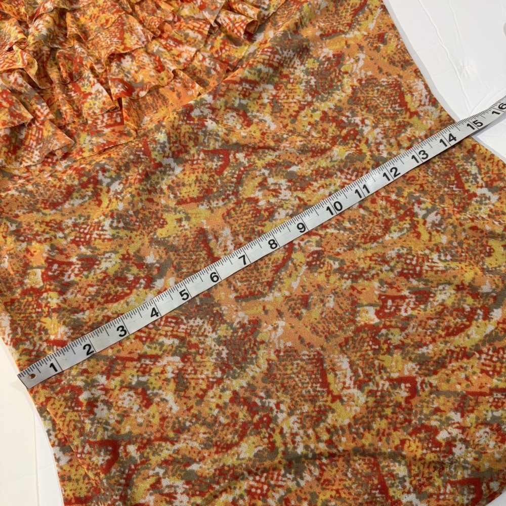 The Limited Multicolor Halter Ruffle Top Medium - Picture 6 of 8
